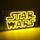 Dritë dekorative Star Wars LED Neon, 30cm, dritë e verdhë, me USB
