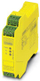 Relé sigurie Phoenix Contact PSR-SCP-24UC ESL4 3X1 1X2 B, 24V AC DC, për ndalim emergjent, i verdhë