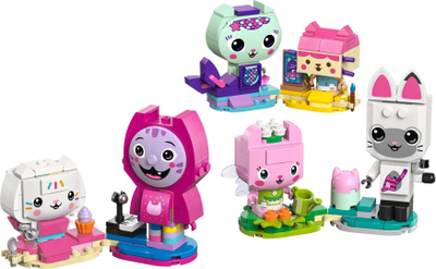 Set lodër LEGO Gabby’s Brick Cat Friends 11215, për fëmijë