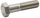 Bulon inox BOLT A2 M10x80 DIN931, set 50 copë, metalik