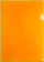 Dosje plastike Tetis Sleeve Type L A4 BT615-P, set 12 copë, portokalli