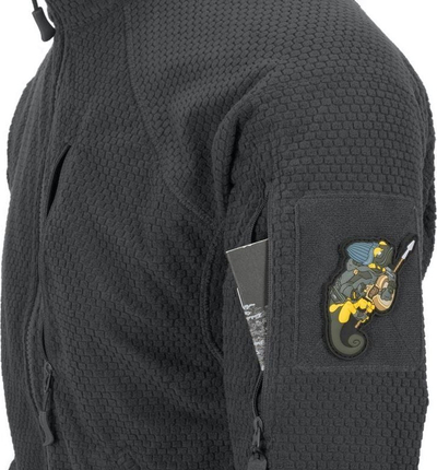Bluza fleece Helikon Alpha Tactical, madhësia M, gri e errët