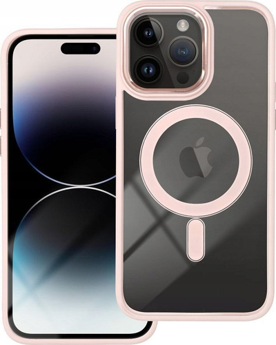 Kapak telefoni OEM Mag Cover për iPhone 16 Pro Max, me MagSafe, rozë