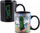 Filxhan Minecraft Creeper me ndryshim nga nxehtësia, 300 ml, qeramik, i zi