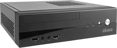 Kuti kompjuteri Akasa Crypto, Mini ITX, trup i vogël, e zezë