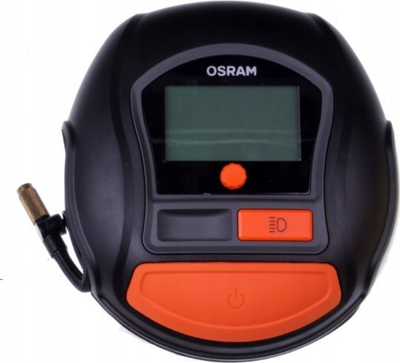 Kompresor gomat OSRAM TYREinflate 1000, digjital, 12V, i zi me portokalli