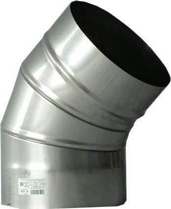Bërryl oxhaku Wadex 115180000, 45°, metalik