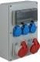 Panele shpërndarëse Elektro-Plast RB-3232 65.3232, 2x32A 5P, 3x230V, IP44, portokalli