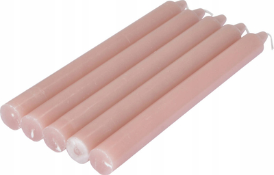 Qirinj dekorativë Homea Unscented Classic, 20cm, set 5 copë, rozë e çelët