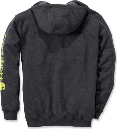 Bluzë me kapuç Carhartt K288 Logo, pambuk poliester, për burra, Carbon Heather