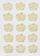 Stickers vetëngjitës dekorativ Brewis Roses Jewels, me trëndafila, shumëngjyrësh