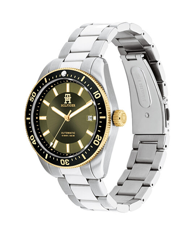 Orë për meshkuj Tomy Hilfiger TH85 Automatic 1792155, e argjendtë