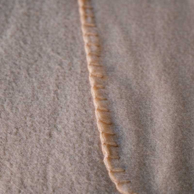 Batanije fleece 170x130 cm, mikrofiber, bezhë