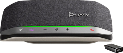 Speakerphone Poly Sync 20+M, Bluetooth BT700, USB-A në USB-C, gri
