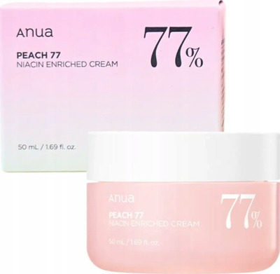 Kрем за лице Debenhams Peach 77, со ниацин, 50 ml