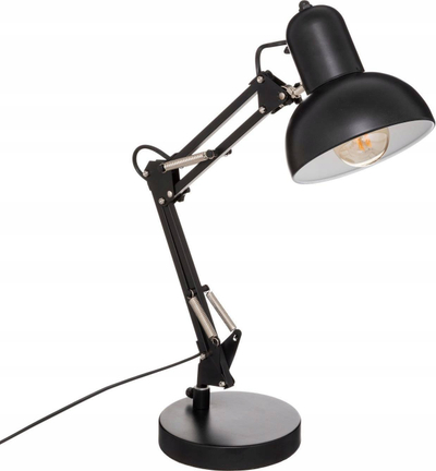 Lampë tavoline Atmosphera Bren, metal, 56cm, e zezë
