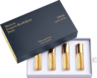 Set ekstrakt parfumi Maison Francis Kurkdjian Oud Satin Mood, 4 x 4 ml