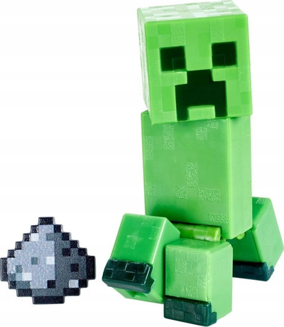 Figurë loje Educa Borras Minecraft, 8 cm, me nyje që lëvizin, shumëngjyrëshe