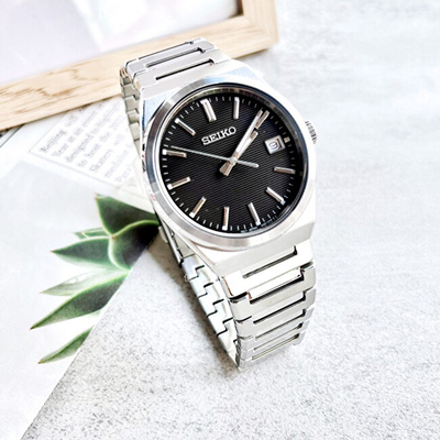 Orë për meshkuj Seiko SUR557P1, e argjendtë