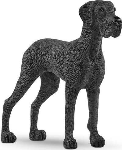 Фигура играчка Schleich Farm World куче Great Dane, големо, црно