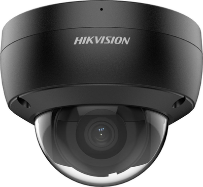 Kamerë IP Hikvision DS-2CD2186G2-ISU, 8MP 4K, dome me mikrofon, e zezë