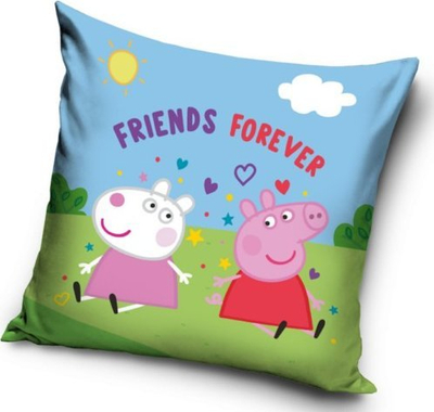 Jastëk dekorativ Peppa Pig PP224130, 40 x 40 cm, poliester, shumëngjyrësh