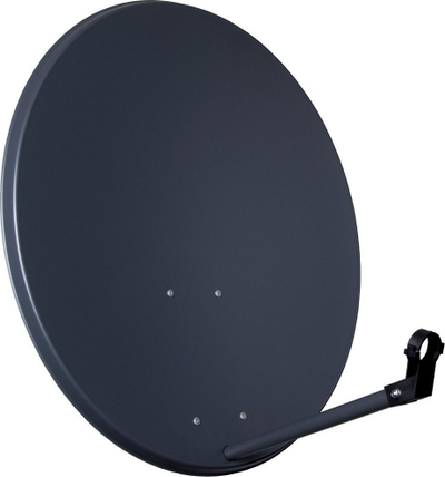 Сателитска антена Corab ASC-800M, 80 cm, со LNB Single, графит