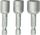 Set çelësa soket magnetikë Dedra 18A09S1, 3 copë, 8 10 13mm, 1/4\", 48mm