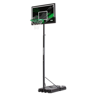 Kosh basketbolli Salta Forward, lartësi e rregullueshme 2.3-3.05 m, tabelë 108 x 71 cm, i zi