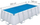 Mbulesë diellore pishine Bestway Rectangle, 3.8m x 1.8m, blu