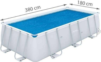 Mbulesë diellore pishine Bestway Rectangle, 3.8m x 1.8m, blu