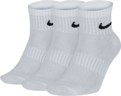 Çorape Nike Everyday Lightweight Ankle SX7677, 3 palë, Dri FIT, të bardha