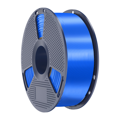 Filament 3D SUNLU Silk PLA Plus, 1.75mm, 1kg, blu metalik