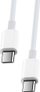 Kabllo USB TelForceOne Maxlife MXUC-05, USB-C në USB-C, 2 m, 60W, e bardhë
