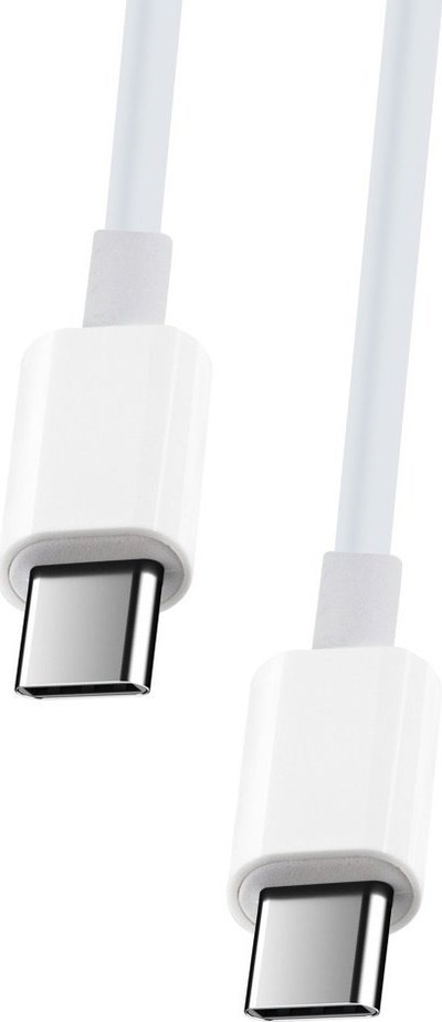 Kabllo USB TelForceOne Maxlife MXUC-05, USB-C në USB-C, 2 m, 60W, e bardhë