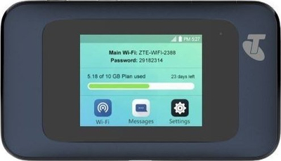 Ruter mobil ZTE MF985T, LTE Cat 12, Wi‑Fi dual band, i zi