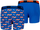 Bokse për fëmijë Puma Printed 2P, set 2 copë, blu me print