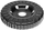 Disk–rasp për mullir këndi DEDRA F692020, 120mm, gradim I, i zi