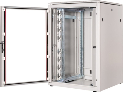 Kabinë rrjeti Roline Network Cabinet Pro, 22U, 19", gri