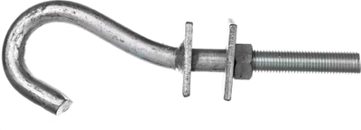 Bulon grep çeliku M16x110, i galvanizuar, gri metalik
