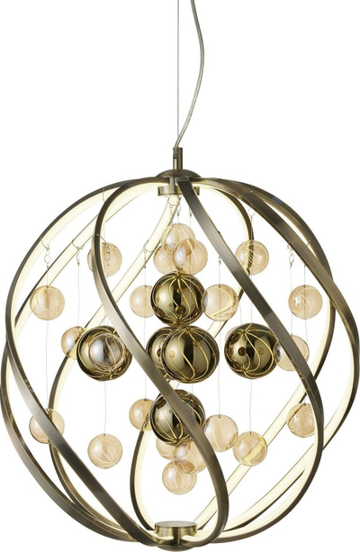 Kandil tavani Nielsen Light Solar, LED, antique brass