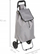 Колица за пазарување Watercolor Cart Gray, 30L, склоплива, сива