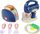 Set lodrash kuzhine Leantoys Kitchen Accessories, mikser edhe tostier, për kalamoj 3+, blu
