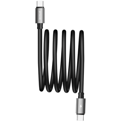 Kabllo karikimi magnetike Proove Magneto Type-C në Type-C, 60W, 1m, e zezë