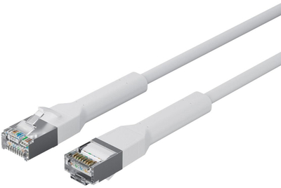 Kabllo rrjeti Lanview CAT6A UFTP Slim i përkulshëm, 1m, LSZH, e bardhë