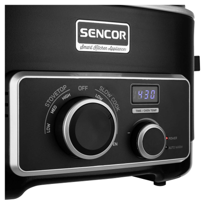 Tenxhere për gatim të ngadaltë Sencor SPR 6100BK-MEG2, 5.5 l, e zezë