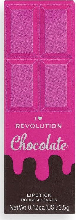 Ruzh buzësh Makeup Revolution I Heart Chocolate Cream Lipstick Mocha, kremoz, 3.5ml, kafe mocha