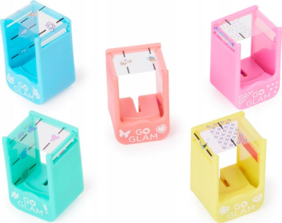 Set lodër për manikyr Cool Maker Go Glam U-nique Nail Salon, 5 pods me dizajne, për kalamaj 8+, shumëngjyrësh