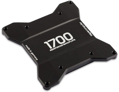 Backplate procesori Aqua Computer Reinforced, për socket LGA 1851 1700, alumin, i zi