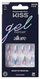 Thonj artificialë KISS Gel Fantasy Allure Change Chance, 31 copë, xhel 3D, shumëngjyrëshe